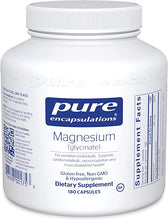 Load image into Gallery viewer, Magnesium Glycinate (180 capsules)
